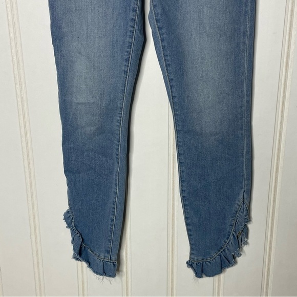 Joe’s Jeans The Icon Mid Rise Skinny Ruffle Ankle Percy - Picture 8 of 12